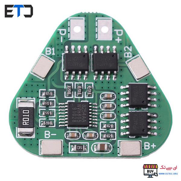 ماژول مثلثی کنترل شارژ باتری لیتیومی 3 سل 8 آمپر HX-3S-03